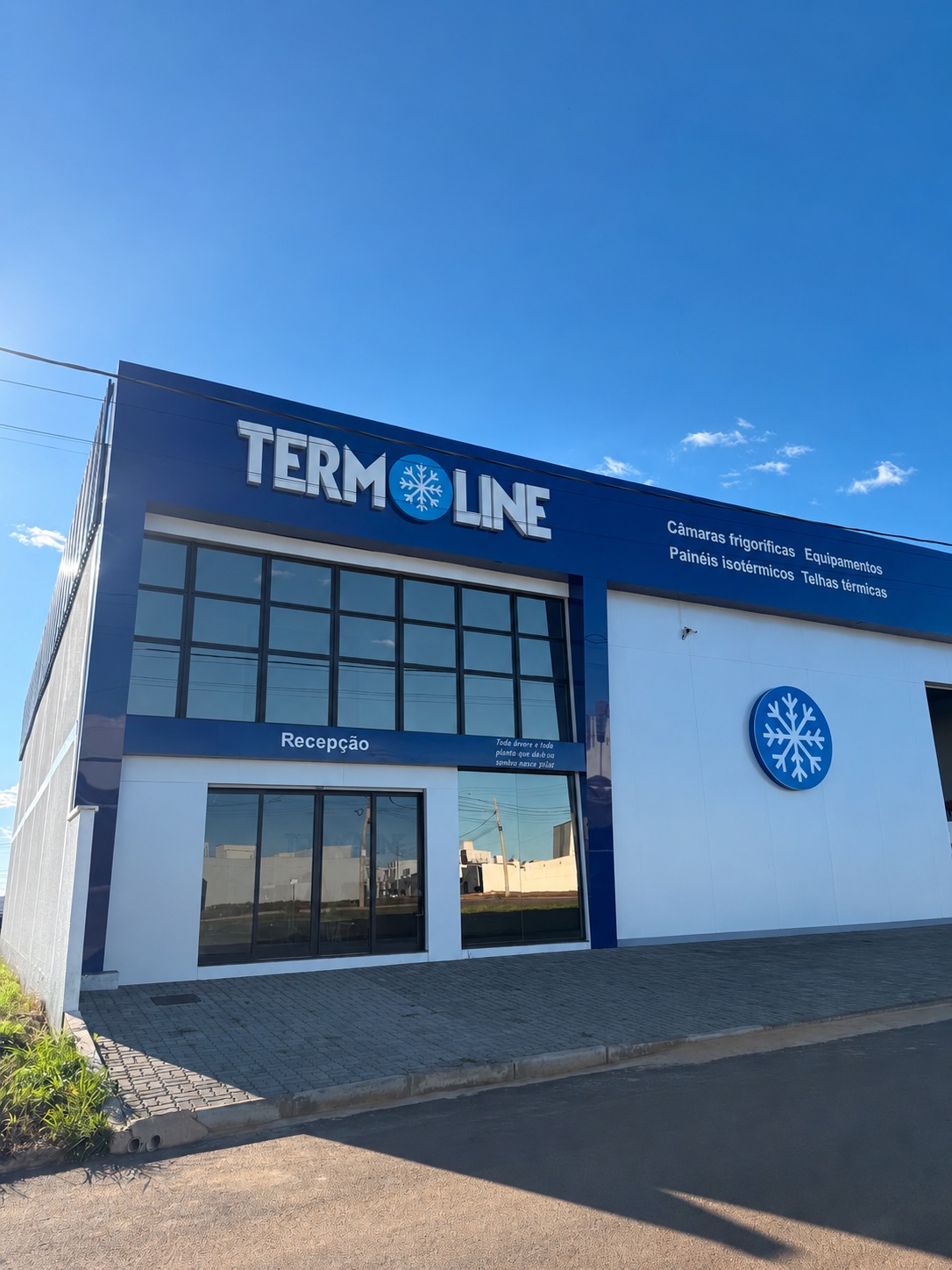 Fachada da Termoline Câmaras Frigoríficas